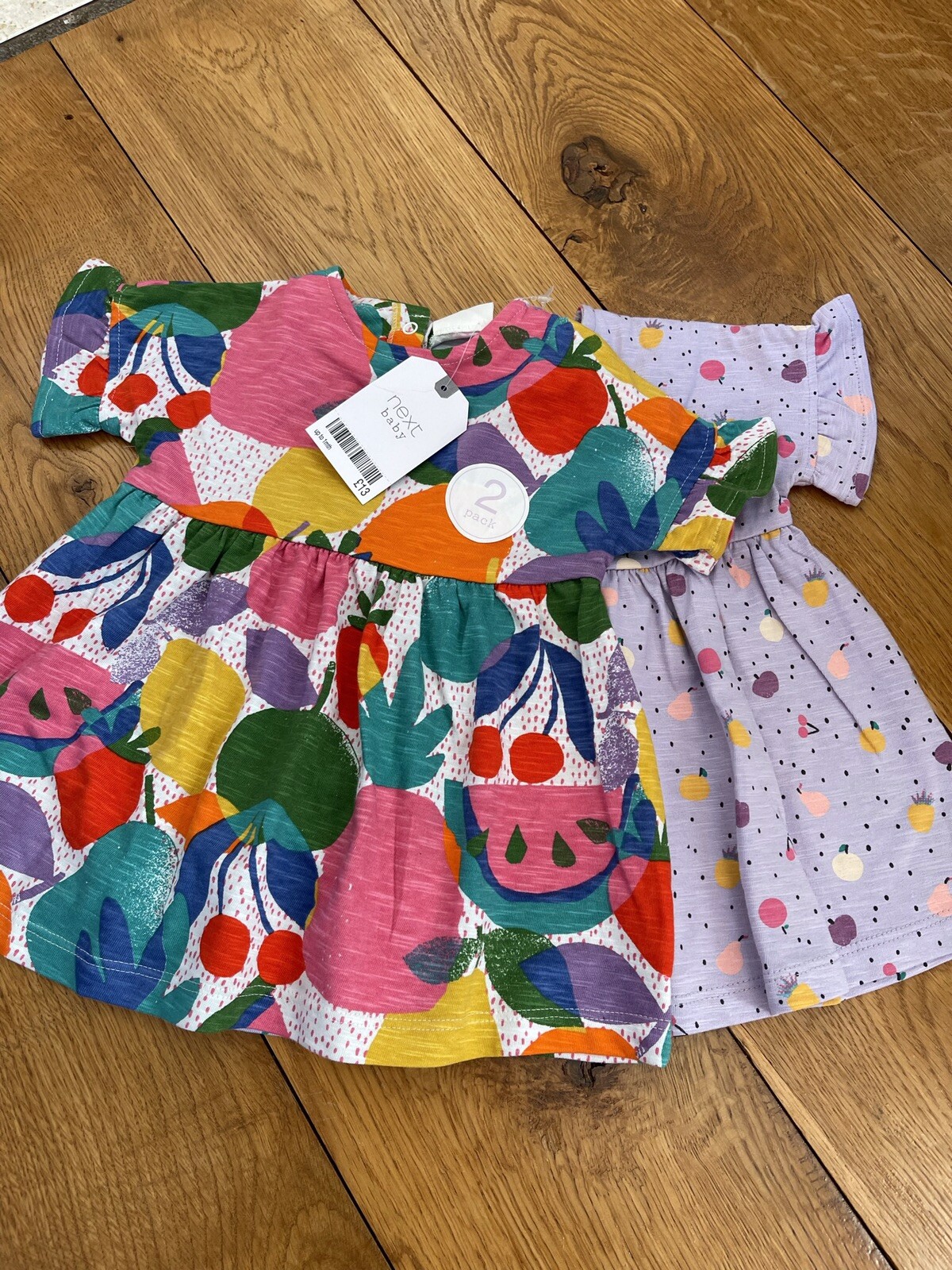 Next Baby Girl Clothes 2 Pack Dresses Brand New With Tags Age 03