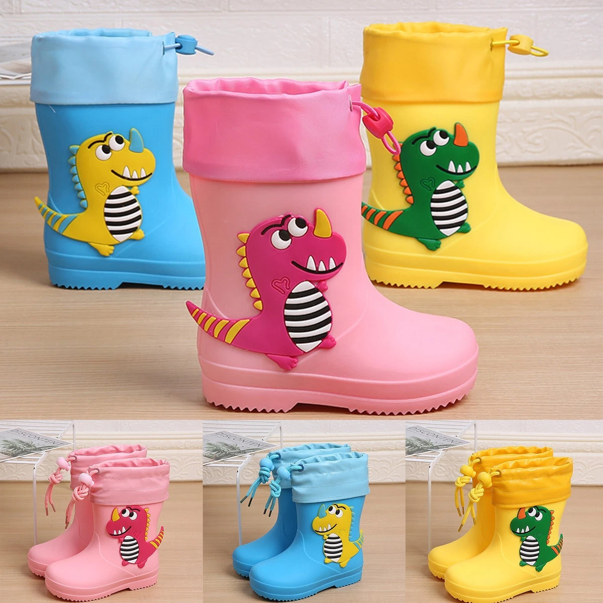 Girls size top 4 rain boots