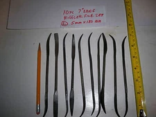 10pc  RIFFLER FILES   SET- HOBBY -JEWLERY- METAL FILING FILE 5MM X 180MM   7" L