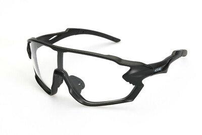 Alpland Schutzbrille Radbrille Fahrradbrille Triathlon Sportbrille mit Klarglas 