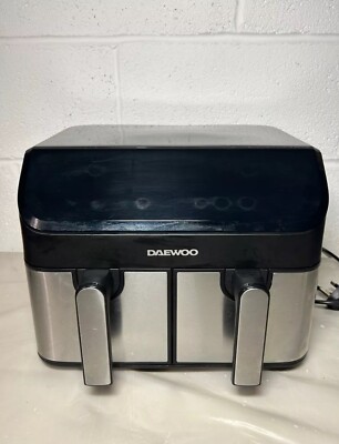 Daewoo 9L Digital Dual Air Fryer Backofen Smart Sync Double 4,5L