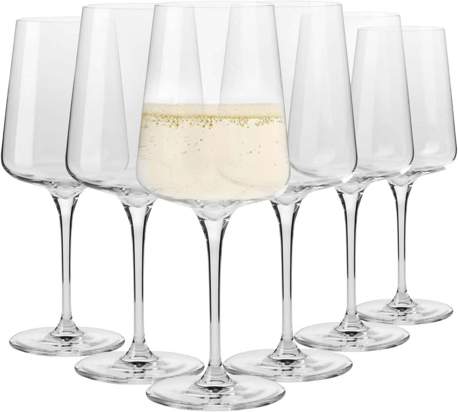 Verres pour vin blanc et mousseux Infinity 400ml en verre cristallin