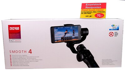Zhiyun Smooth 4  3-Axis Smartphone Stabilizer Vitrinenartikel NEU! #002