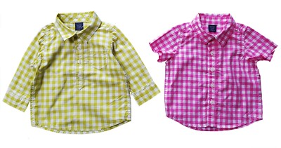 Baby GAP Boy Shirt Checked Casual 