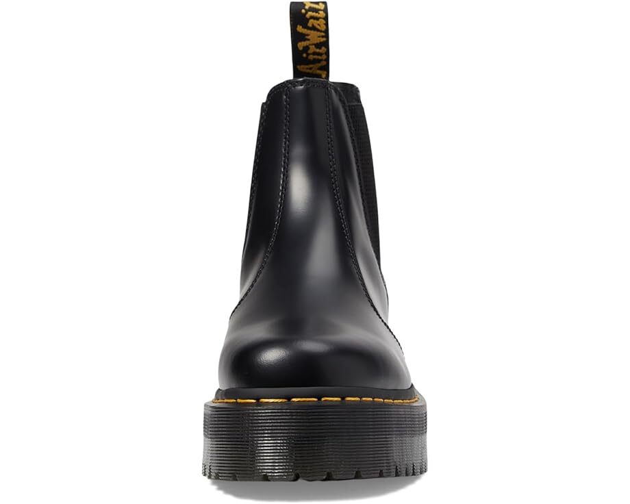 Dr Martens 2976 Quad Smooth Black Leather Chelsea Boots Unisex Men
