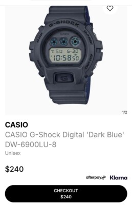 New Authentic DW-6900LU-8 G-Shock Watch