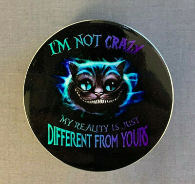 I'm Not Crazy Reality Different Titanium Herb Grinder 4 Piece Hand Mueller