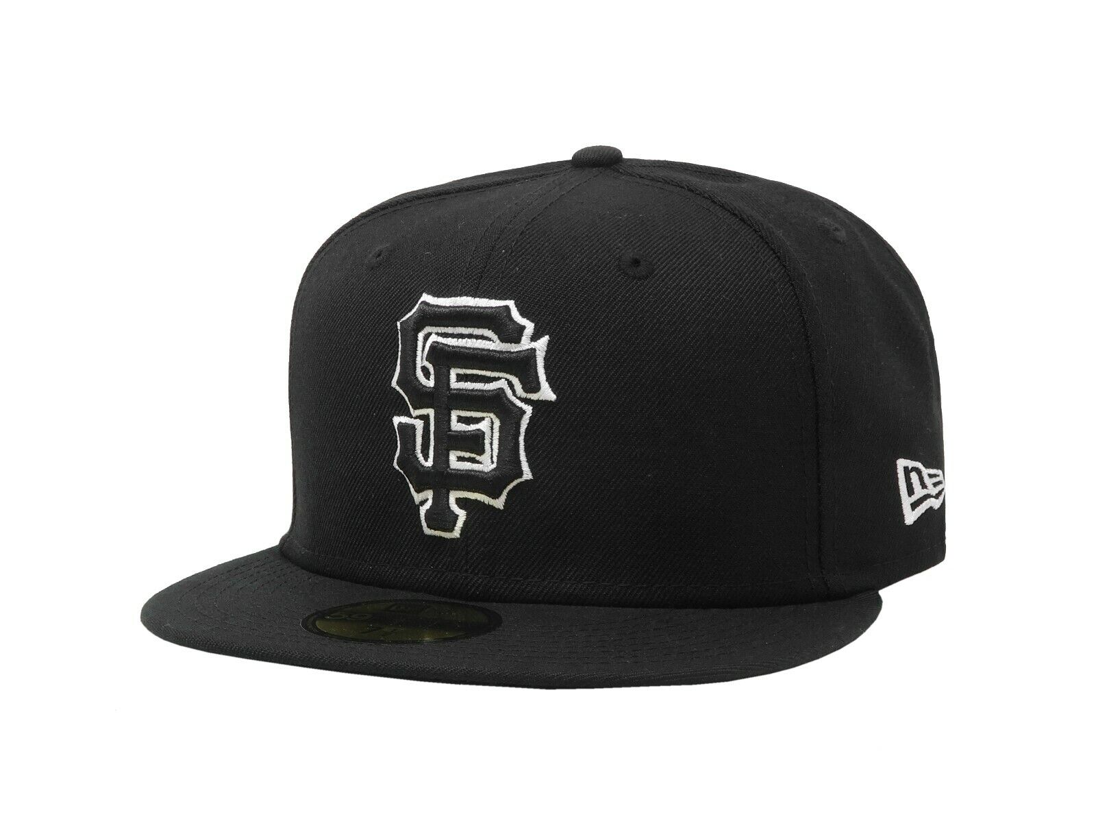 New Era 59Fifty Men's Hat MLB San Francisco Giants Black Fitted Size Cap  5950