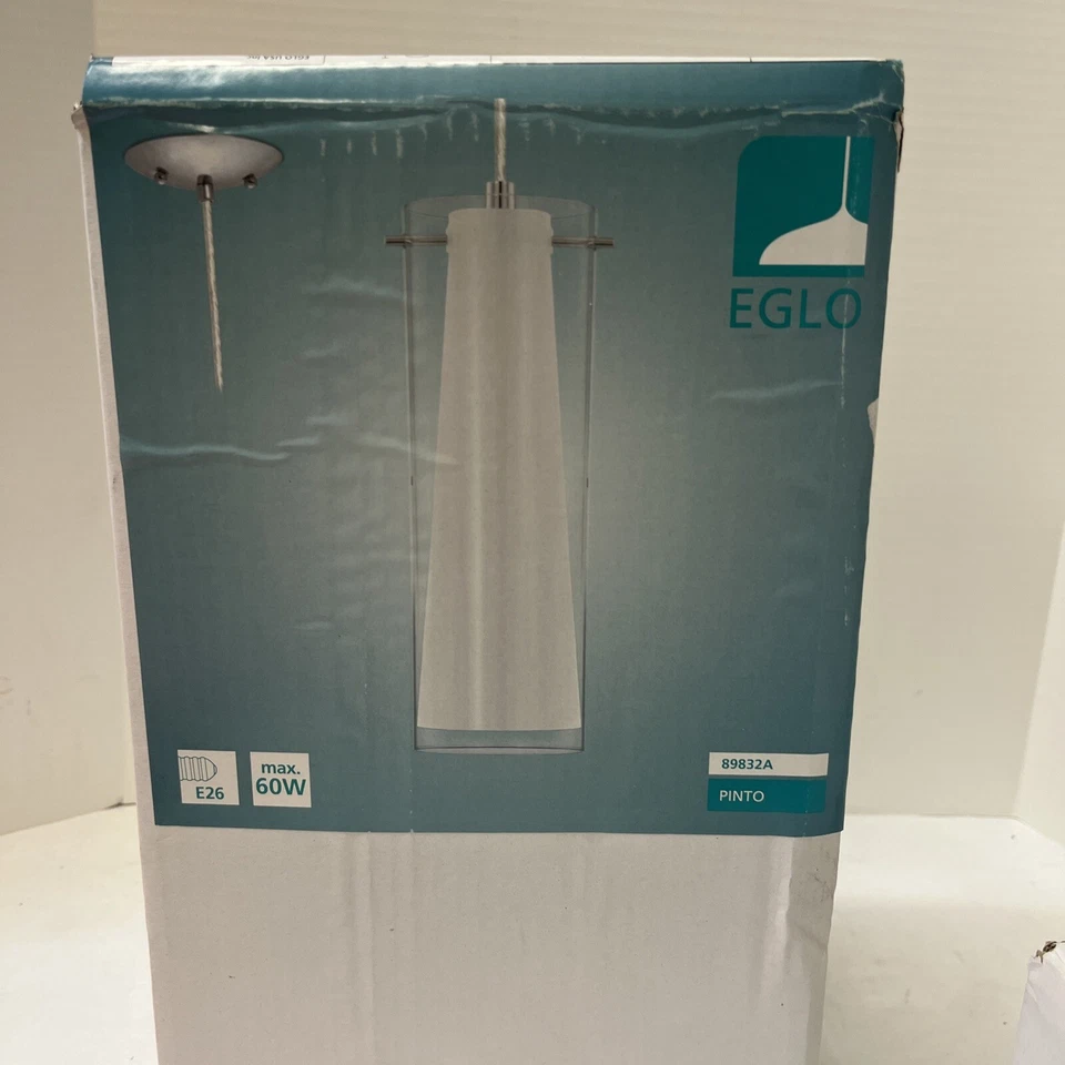 Eglo Lighting 89832A - Pinto - 1 luz - Acabado cromado - Blanco transparente Foto 2 de 2