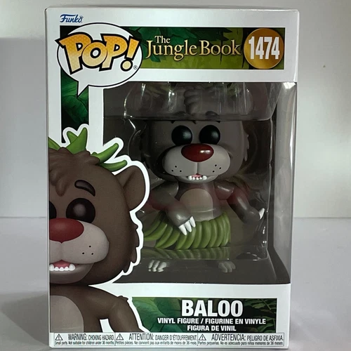 1474 Baloo in Hula Skirt Funko Pop Disney The Jungle Book MIB