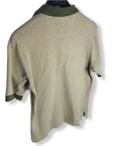HARD ROCK Hotel & Casino Seminole Tampa FL Vintage Polo Shirt Olive Green Mens S - Picture 11 of 12