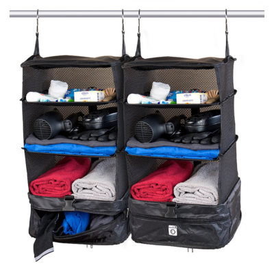 Xcase 2er-Set XL-Koffer-Organizer, Packwürfel zum Aufhängen, 30 x 64 x 30 cm