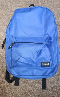 Neuer leichter royalblauer Rockport Rucksack mit Tasche und Etikett