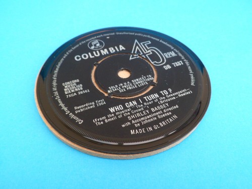 DRINKS COASTERS - Upcycled Vinyl SINGLES Records Great Songs / Artists (LIST 3.) - Picture 769 of 1,006