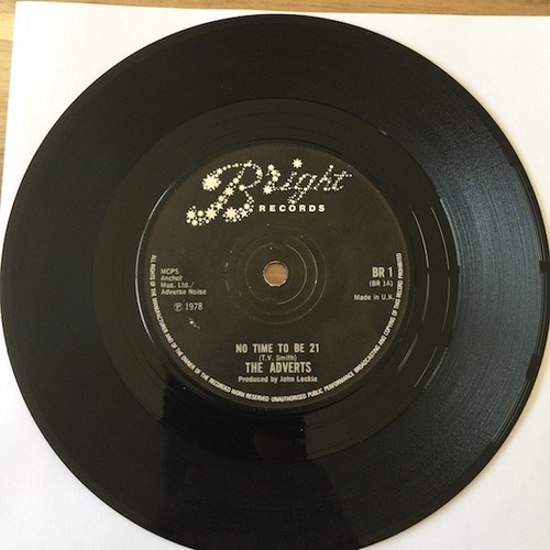 Adverts - No Time To Be 21 - 7" Vinyl Single - Very Good Condition - Picture 4 of 5