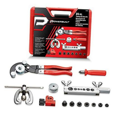 #ad #ad 14 Piece Master Tubing Service Kit Cutting Bending Flaring Metal Tubes $82.46