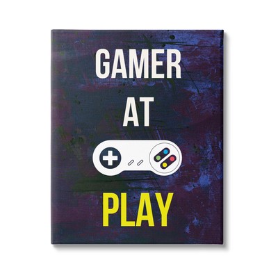 Gamer At Play Vivid Layered Background Controller, Design by Annie Warren
