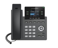 Grandstream GRP2612W IP Phone Schwarz Kabelgebundenes Horn In-Band Out-of Band Info SIP
