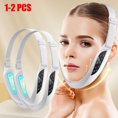 Facial Lifting Massager LED Photon Therapy Face Slimming Chin V-Line Belt Device