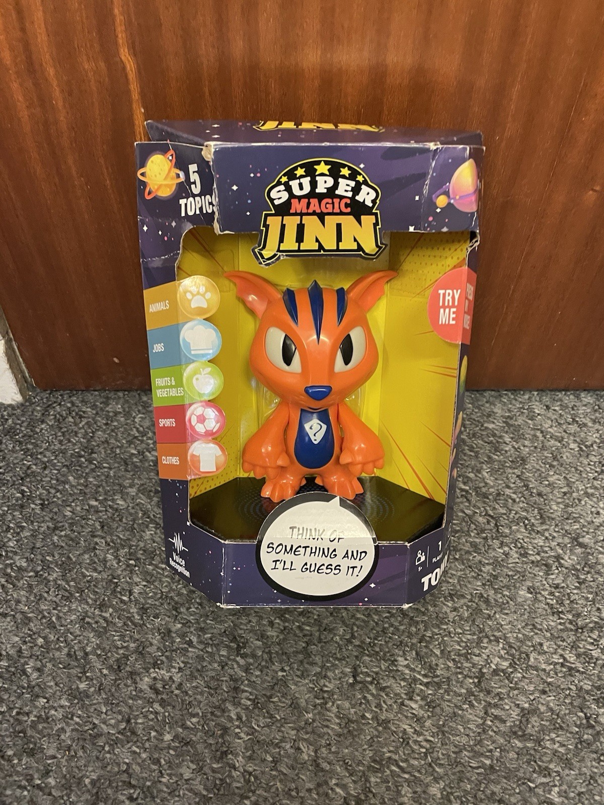 Super Magic Jinn Guessing Game Cat Figure-NEW & FREE DELIVERY-Scruffy Box