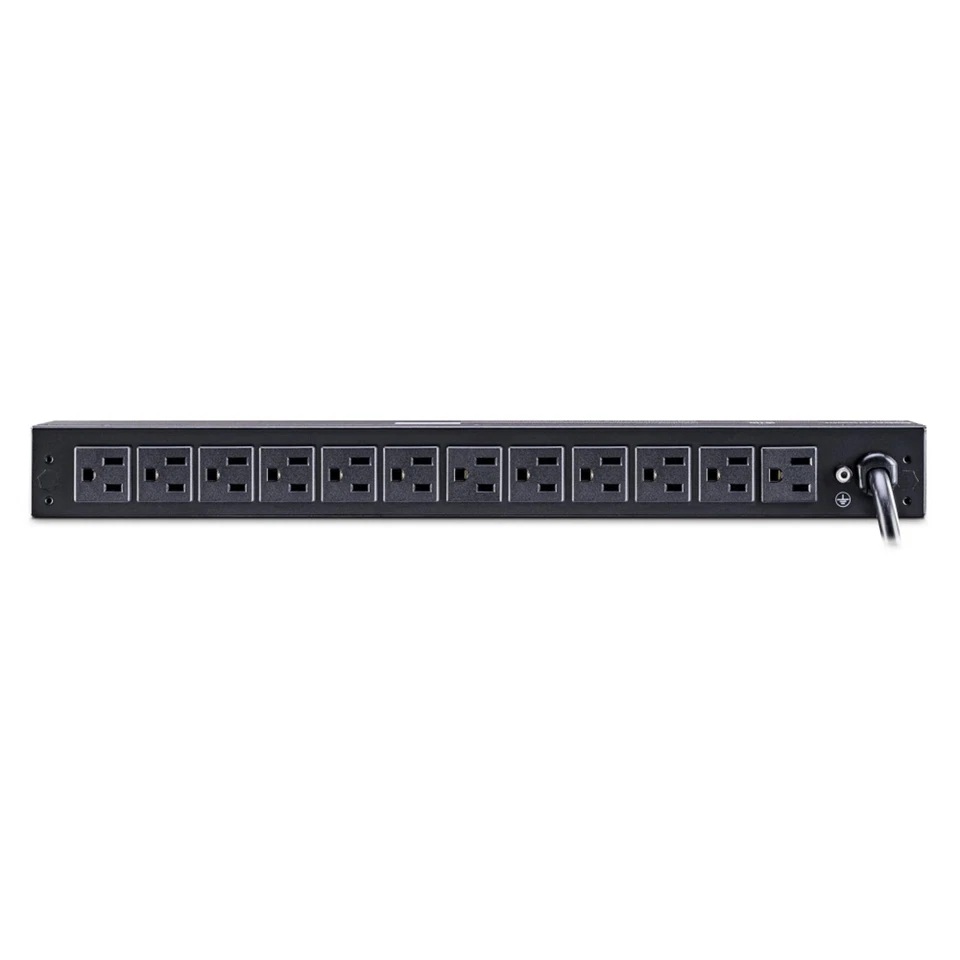 PDU15M2F12R Metered PDU, 100-125V/15A (Derated to 12A), 14 Outlets, 1U Rackmo... - Image 2 of 4