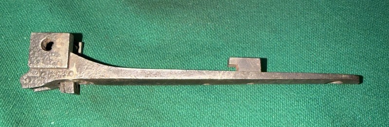 VINTAGE ORIGINAL WINCHESTER MODEL 1886 RIFLE LOWER TANG PITTED W TRIGGER SPRING