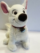Disney Store Bolt Stuffed Animal Plush Puppy Dog 13 Inch Character Toy BIN 27