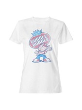 Officially Licensed Dubble Bubble Retro Cartoon Graphic Women's T-shirt