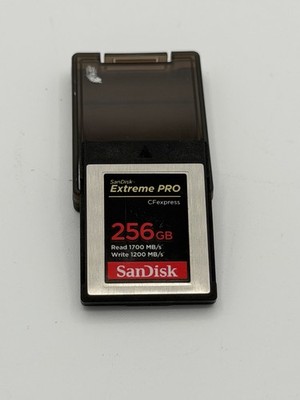 SanDisk Extreme PRO CFexpress Type B 256GB - 1700MB/s SMART Tested 100% Life