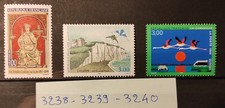 lot  timbres   français neuf** année 1999 n° 3238  3239  3240