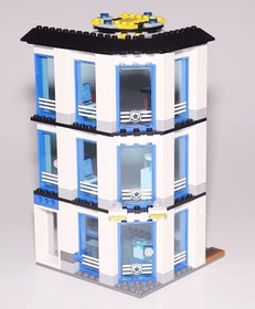 LEGO 60141 Police Station Main Building + Helicopter Only NEAR MINT