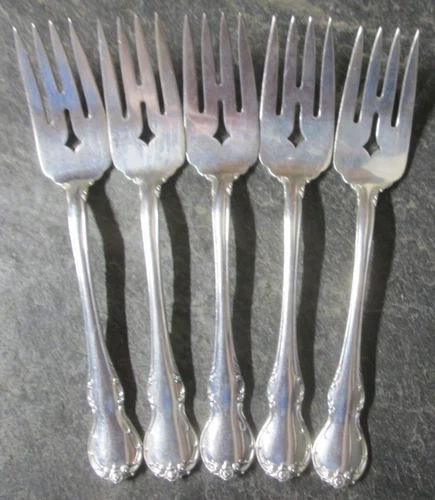 Towle French Provincial Lot Of 5 Salad Forks Sterling 190.5 Grams 925 Scrap