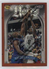 1996-97 Topps Finest Common Bronze Refractor Antoine Walker #224 0e5c