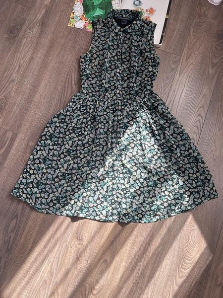 Women French Connection Dress Black Polyester 38 / #8KKP