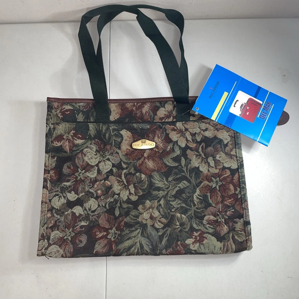 Sac Fourre-tout Vintage Ricardo Beverly Hills - Floral Santa Cruz 16 Pouces