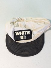 Vintage Louisville MFG White WM Patch Hat Snapback Made In USA