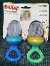 Nuby Baby Nibbler 1st Soft Food Baby Feeder. NEW