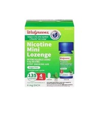 Walgreens Nicotine Lozenge 4mg Mint - 135 Lozenges