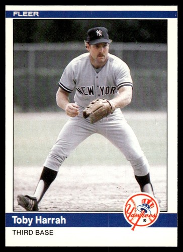 Toby Harrah #U-48 1984 Fleer Update card