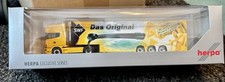 Herpa LKW 1:87 Scania Kühlkoffer SWF in PC Vitrine 
