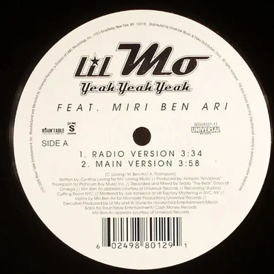 Lil Mo Feat. Miri Ben Ari Yeah Yeah Yeah STILL SEALED Vinyl Single 12inch
