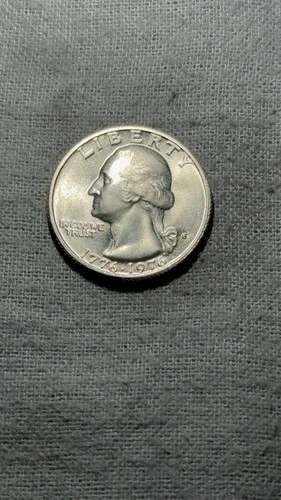 1976 S Bicentennial Washington Quarter 40% Silver UNC