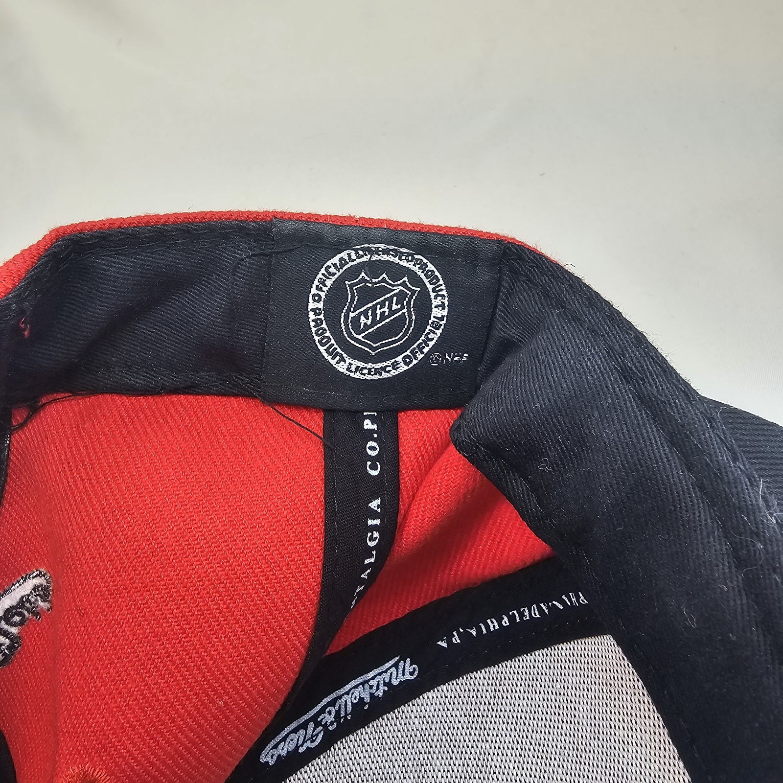 Mitchell & Ness New Jersey Devils Snapback Hat Fa… - image 8