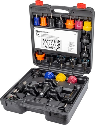 #ad Powerbuilt 22 Piece Cooling System Pressure Tool Kit 22 Piece Multi color $240.98