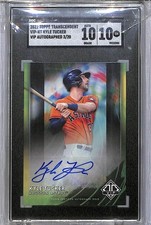 2022 Topps Transcendent VIP #VIP-KT Kyle Tucker SGC 10 Gem Auto 3/20 Astros 