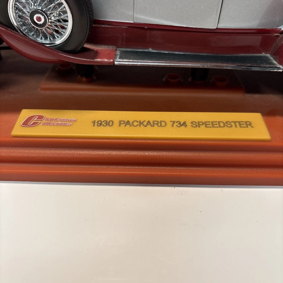 Modelos exclusivos Charlestown coleccionables 1930 Packard 734 Speedster 1/18 JJ Foto 2 de 4
