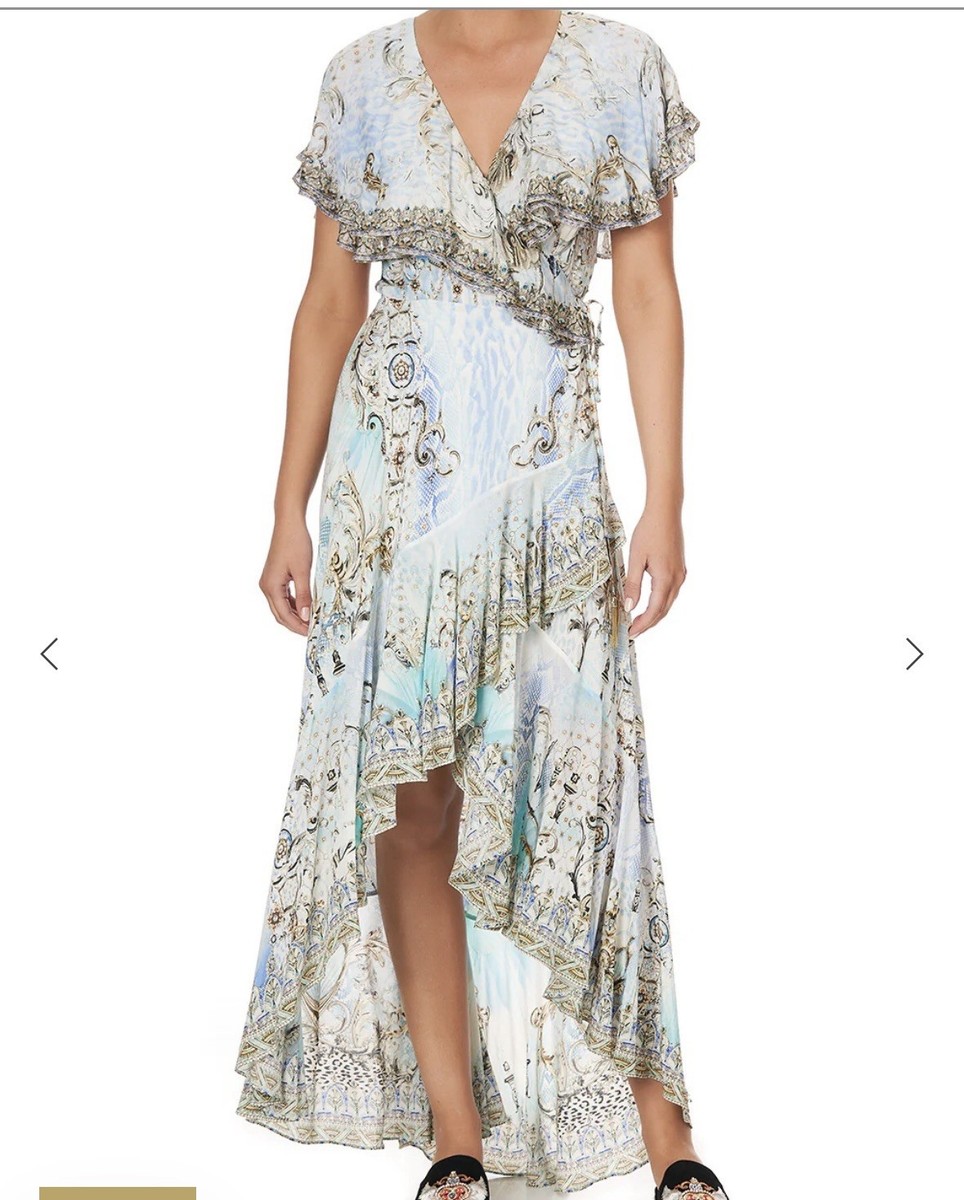 Camilla Frill Sleeve Long Dress Gatsbys Girl Size XXS | eBay