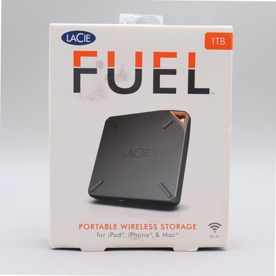 LaCie Fuel 1TB Portable Wireless Storage for iPad iPhone Mac NEW