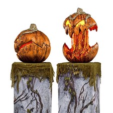 Halloween Pumpkin Noise Activated Animated Talking Spooky Decor