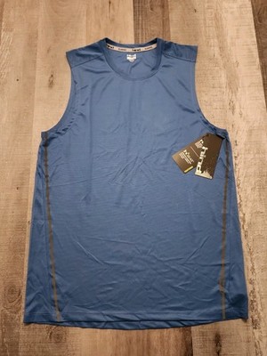 NWT Hind Hydra Solace Mens Large Blue Running Tank Top Sleeveless Performance...